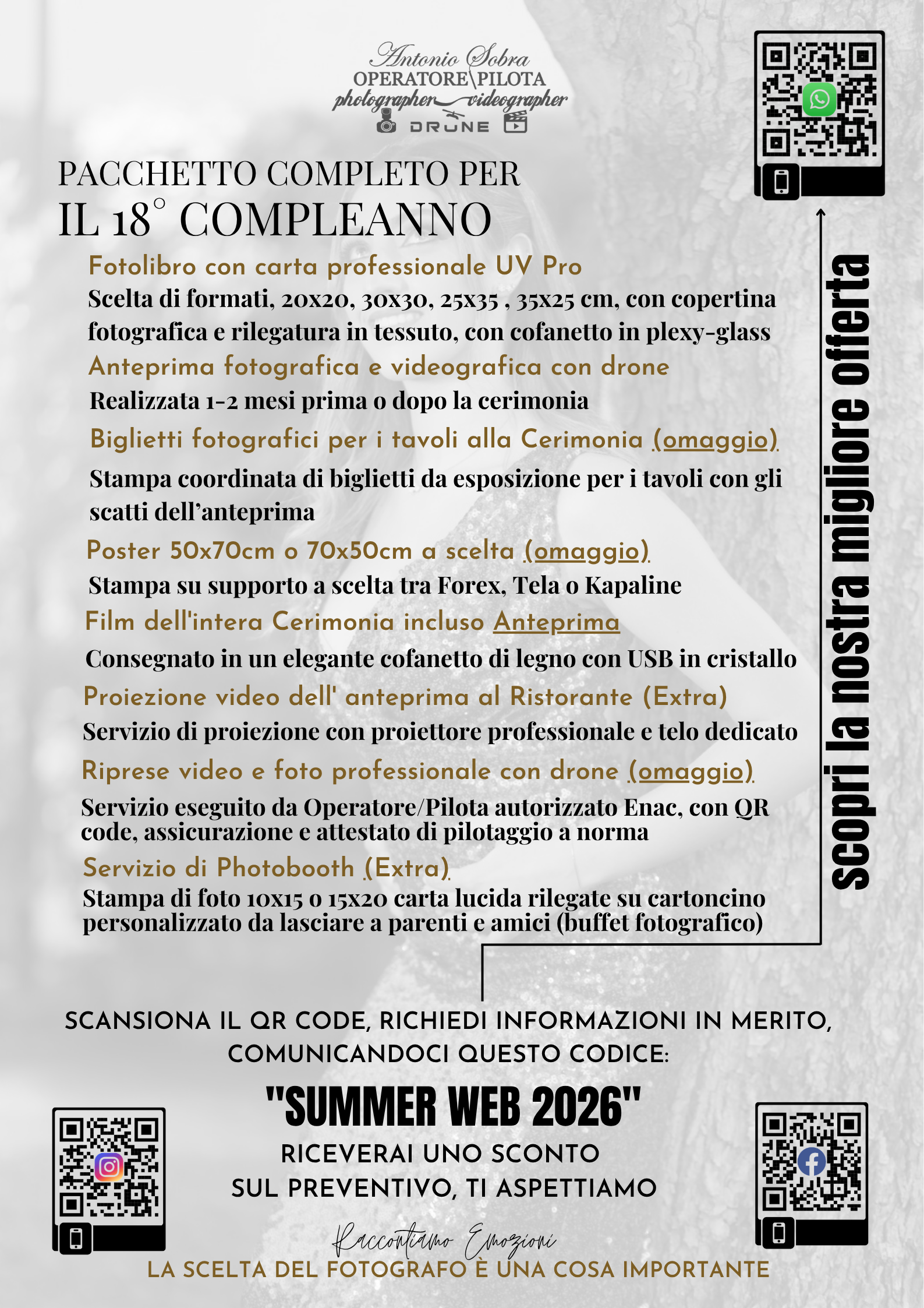 Pacchetto 18° Compleanno